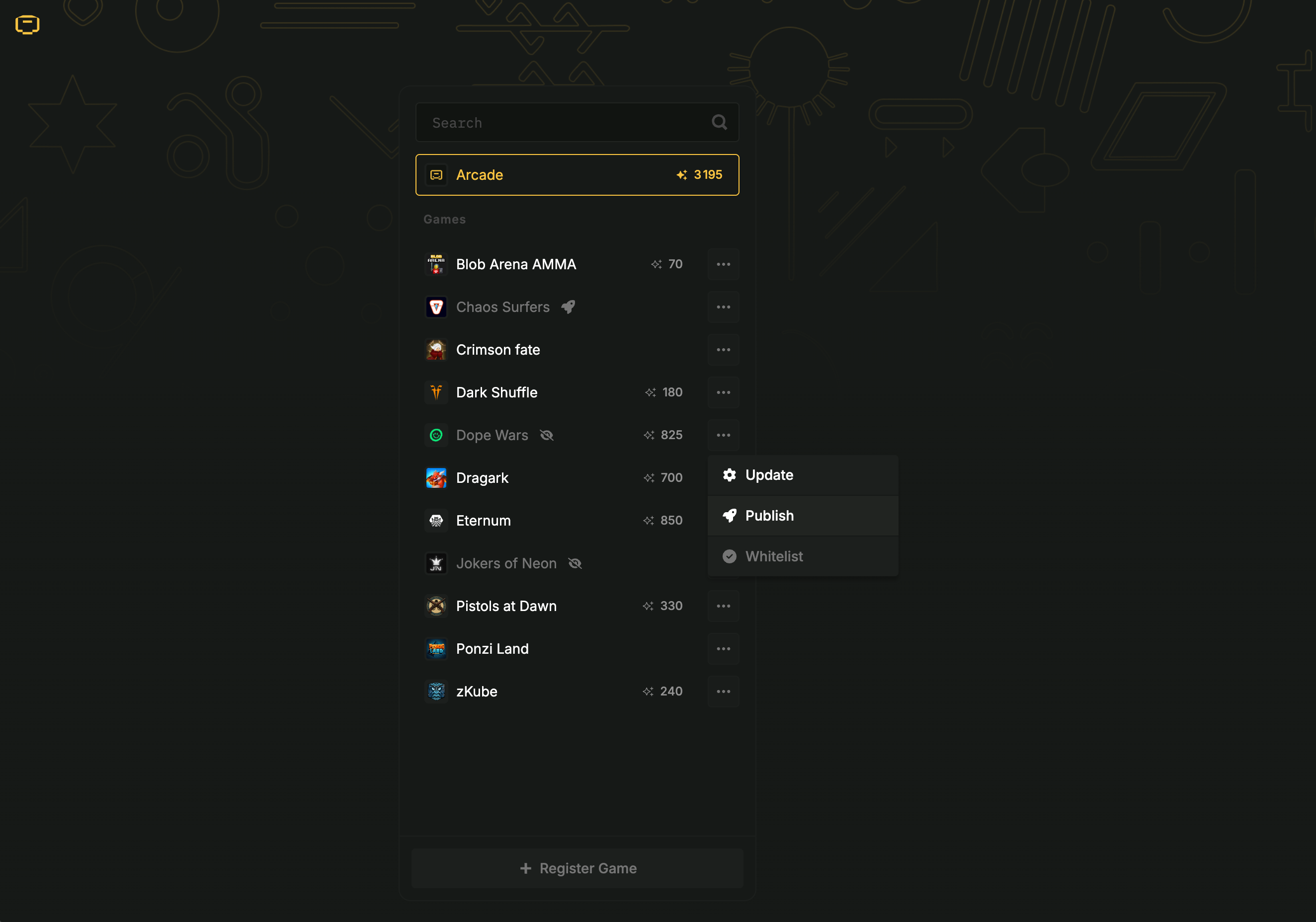 Publish Game